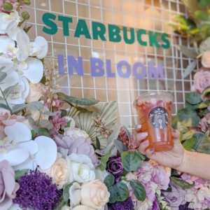 Starbucks in bloom event