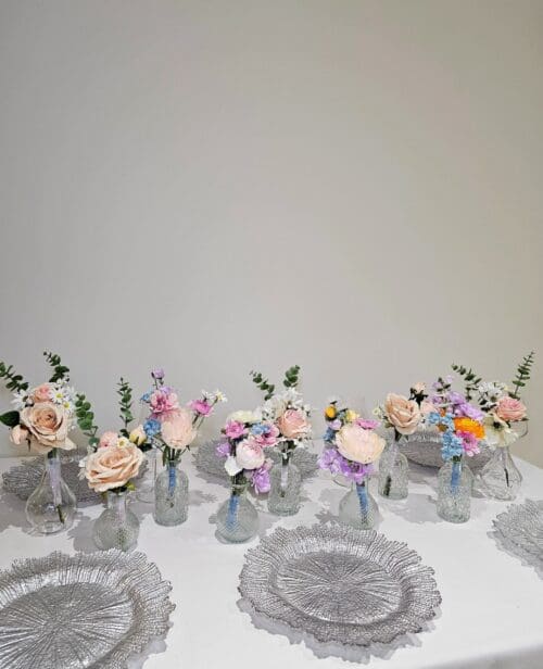5 x Sets of Bud vases & posies - Image 3